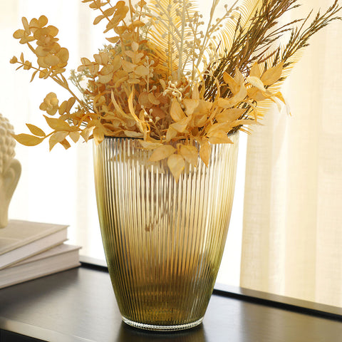 Luce Coffee Brown Vase