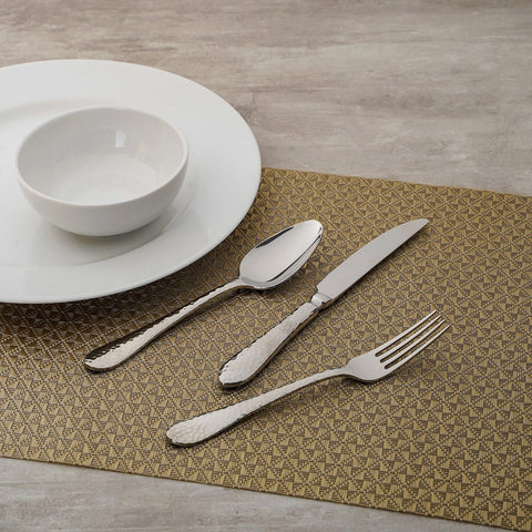 Set of 3: Silver Colour Martin Table Spoon Fork and Knife