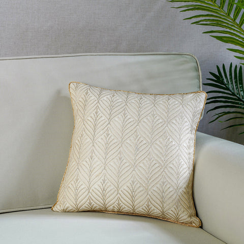 Srija Beige Cushion Cover