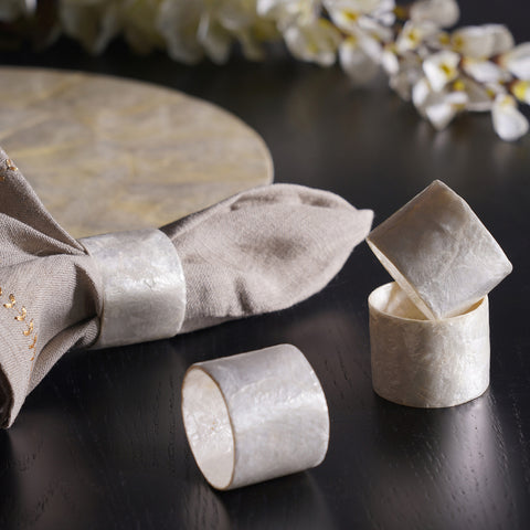 Natural La Perla Napkin Ring (Set of 4)