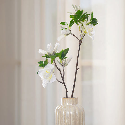 Peach Blossom Spray, CREAM, 69cm
