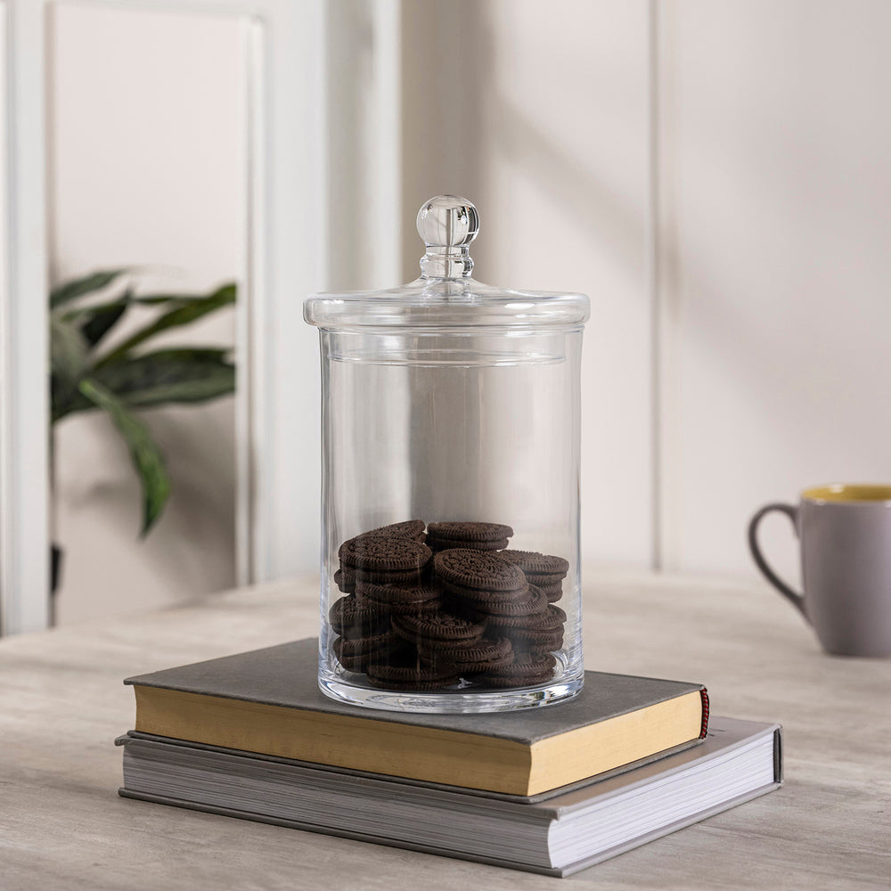Florence Modern Glass Storage Jar