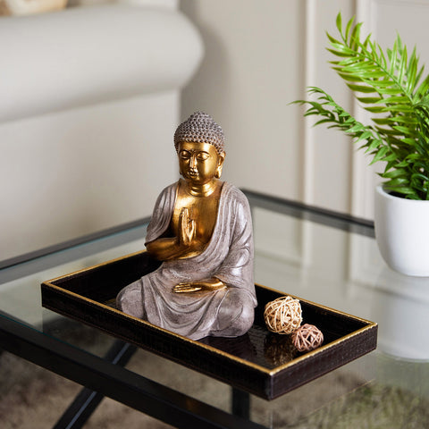 Golden Bodhi Meditating Buddha