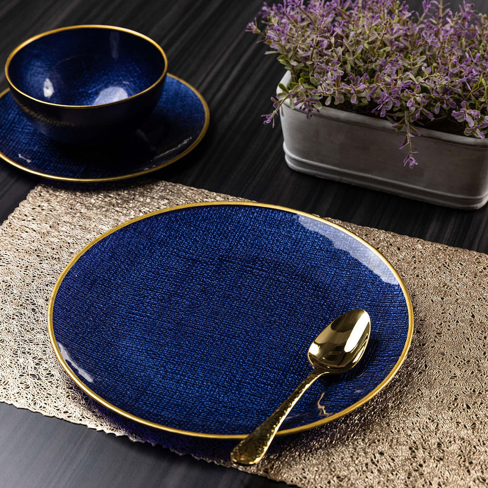 Blue Renkli Dinner Plate