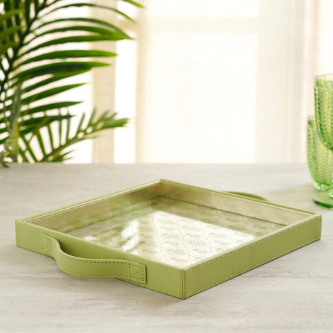 Verve Square  Green Serving Tray