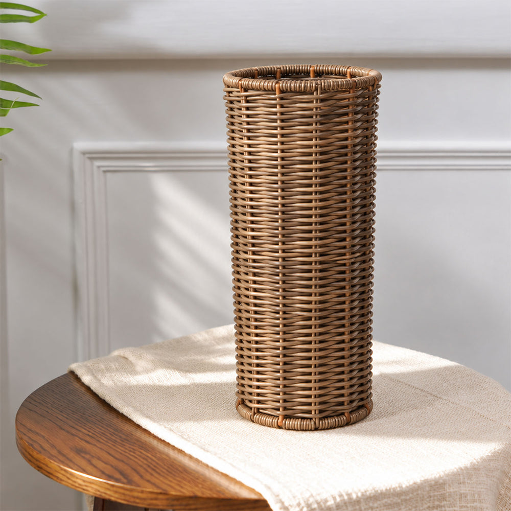 Natural Wicker Design Decorative Vase
