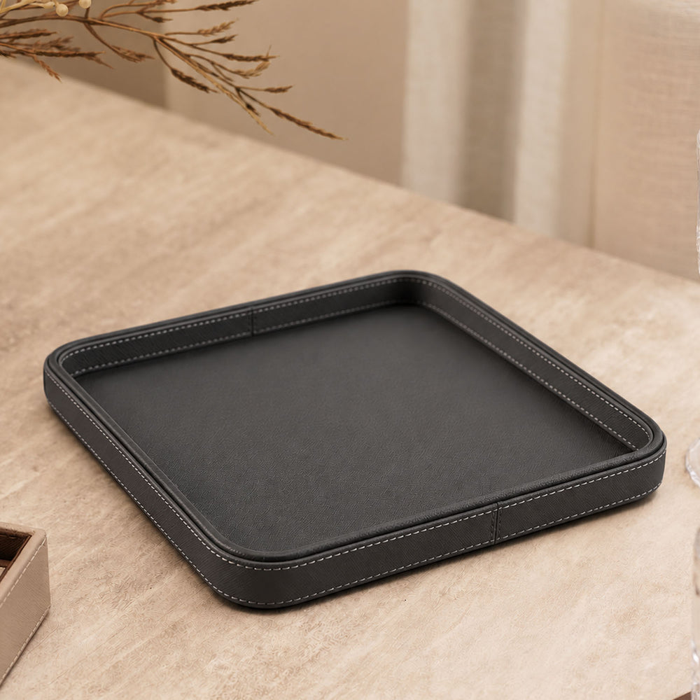 Grey Decorative Tray Platter