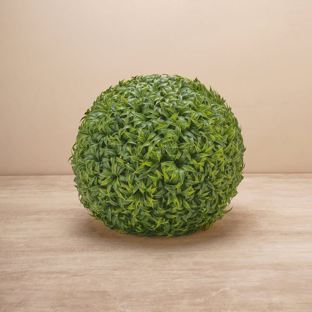 Green Faux Grass Ball Small