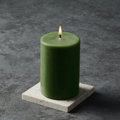 Green Mandarin Cranberries Pillar Candle