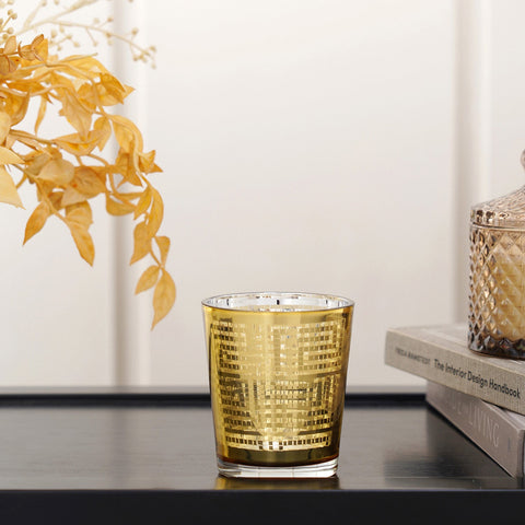 Set of 2 Citrine Gold Tumbler