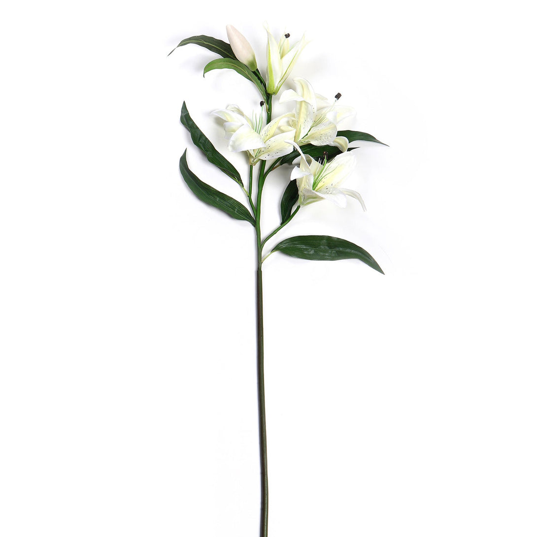 one lily flower price Shop White Lily Faux Flower Stem Single