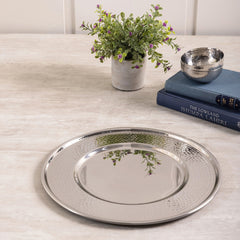 Hammered Round Bar Tray