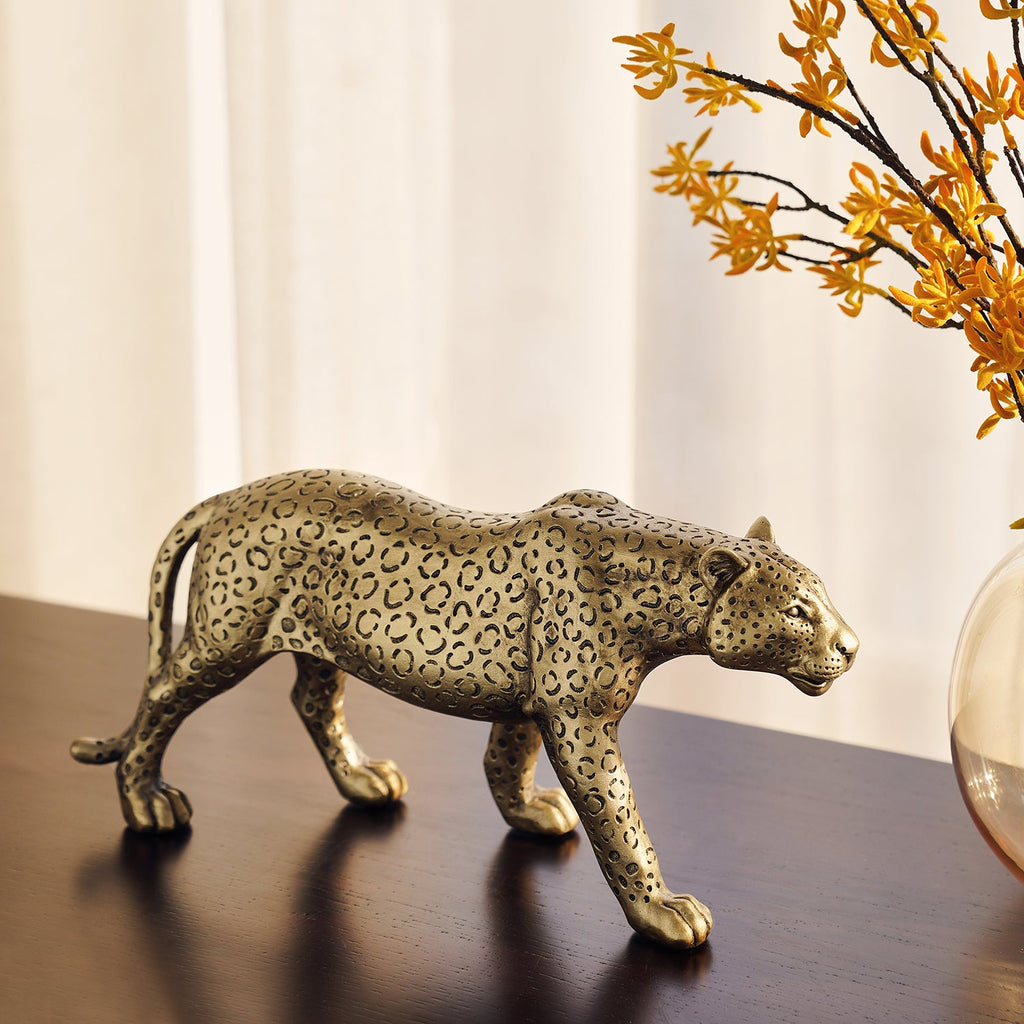 Shop Golden Leopard Figurine - at Best Price Online in India