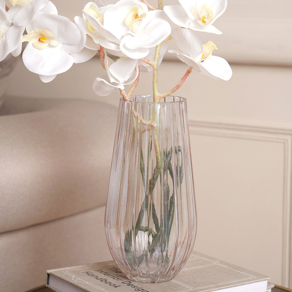 Large Mia Brown Lustre Vase