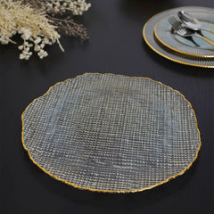Fizz Coffee Gold Dinner Plate