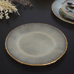 Fusion Coffee Gold Charger Plate