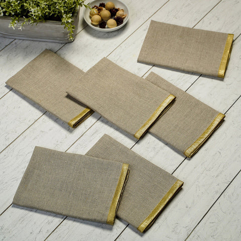 Set of 6: Amora Linen Napkin