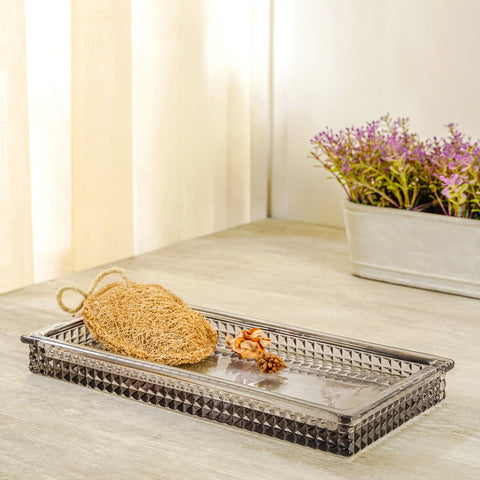 Grey Moderno Bathroom Tray