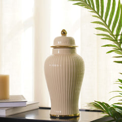 Glam Small Beige Urn