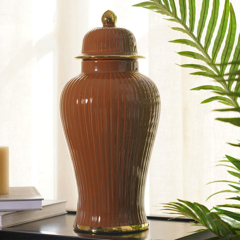 Glam Large Brown Urn
