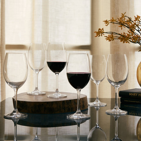Set Of 6 Clear Sylvia Red Wine Glass