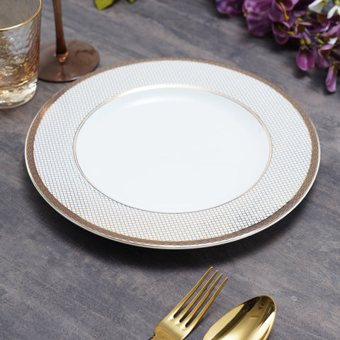 Gold Design Dinner Plate