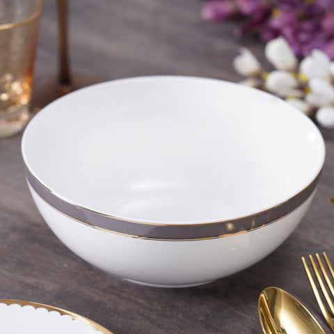 Basic Beige Salad Bowl
