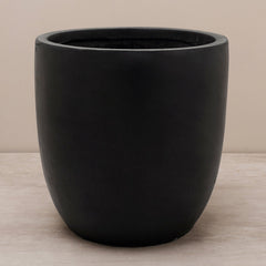 Black Polyfibre Clay Pot - Extra Large