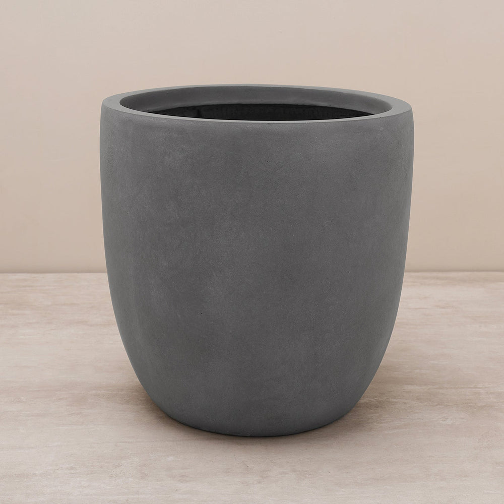 Grey Polyfibre Clay Pot