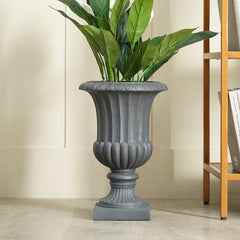 Grey Polyfibre Clay Vase