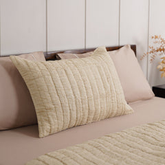 Beige Superfine Voile Sham
