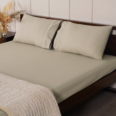 Bed Sheet piping - Linen