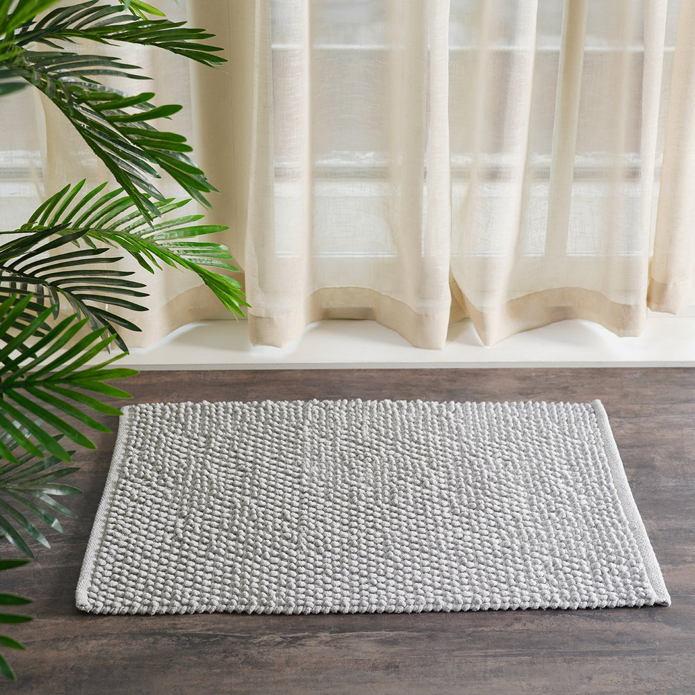 Light Blue Reversible Bathmat