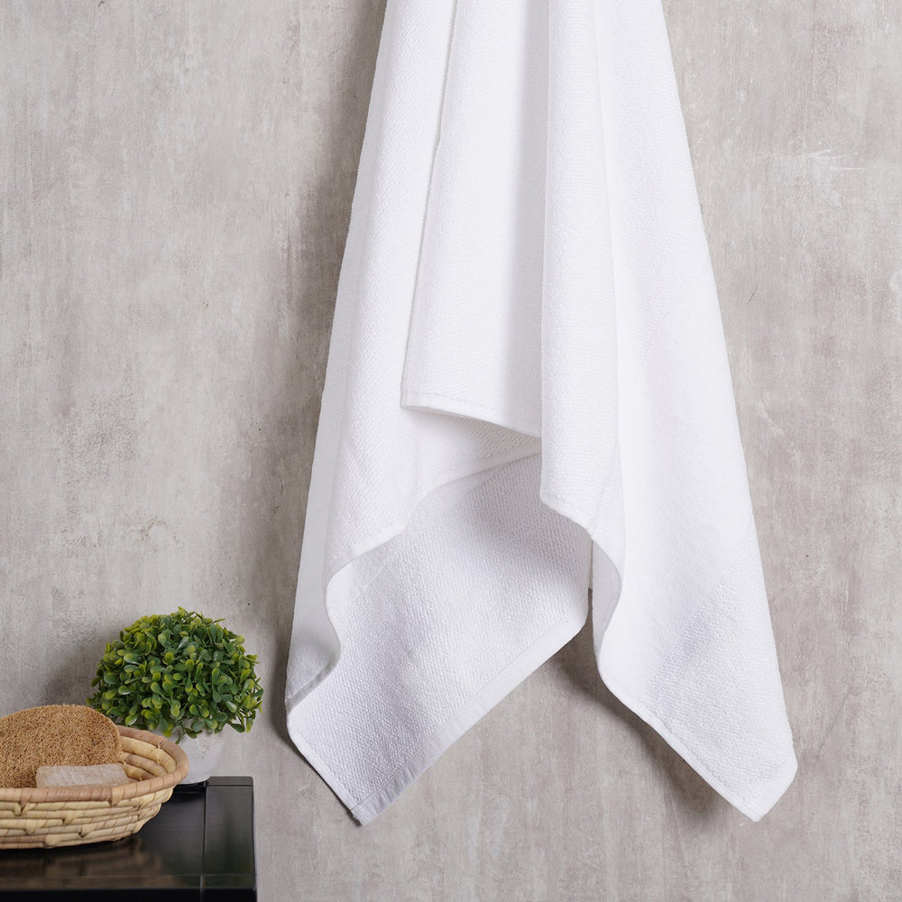 Bath Towel, White, 75X150Cm