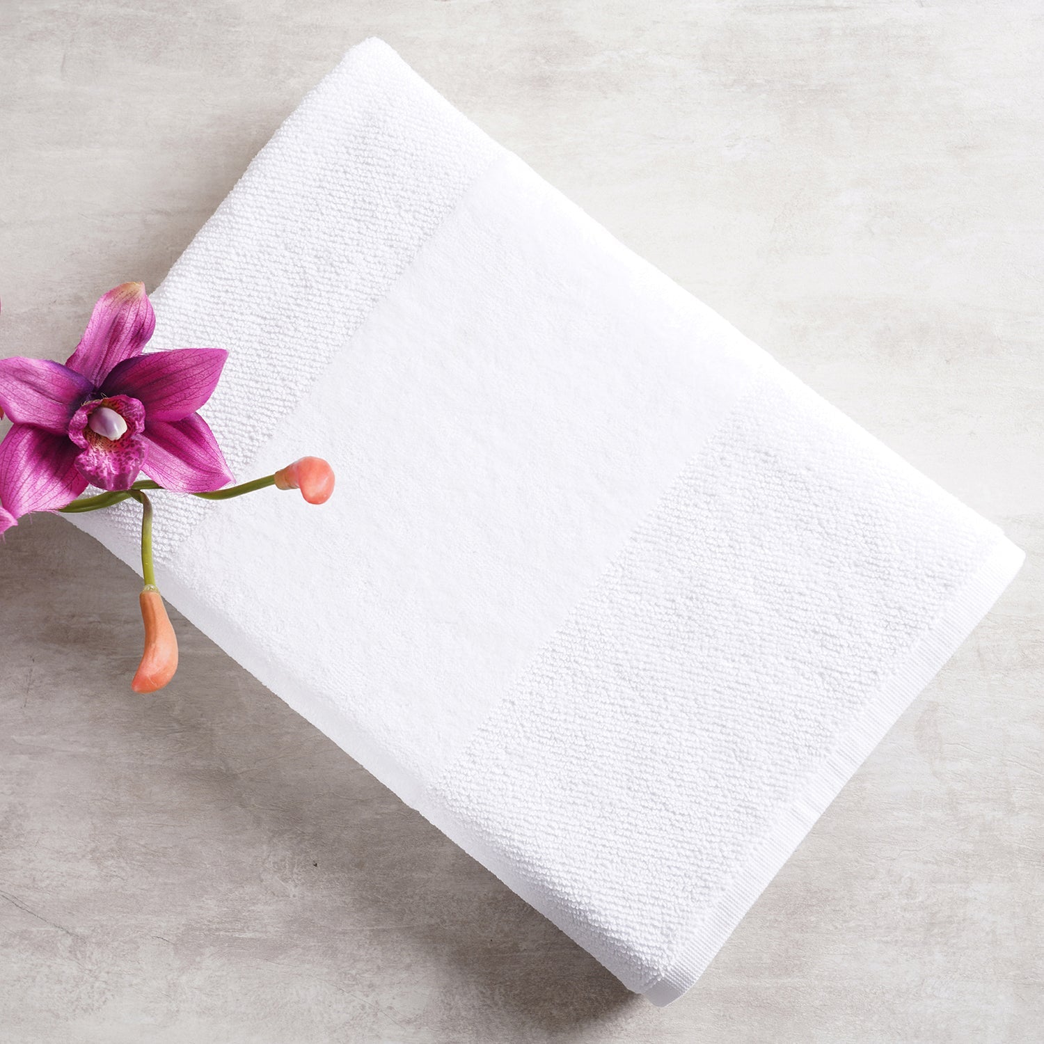 Shop Bath Towel White 75X150Cm at Best Price Online in India