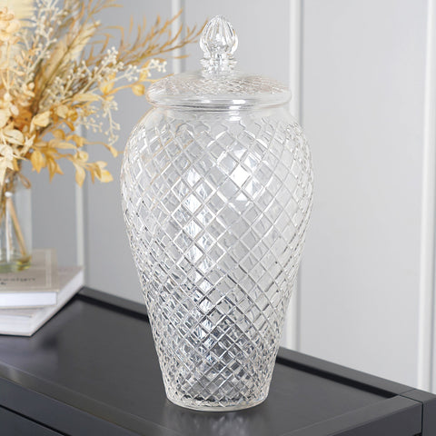 Large Riva Clear Storage Jar