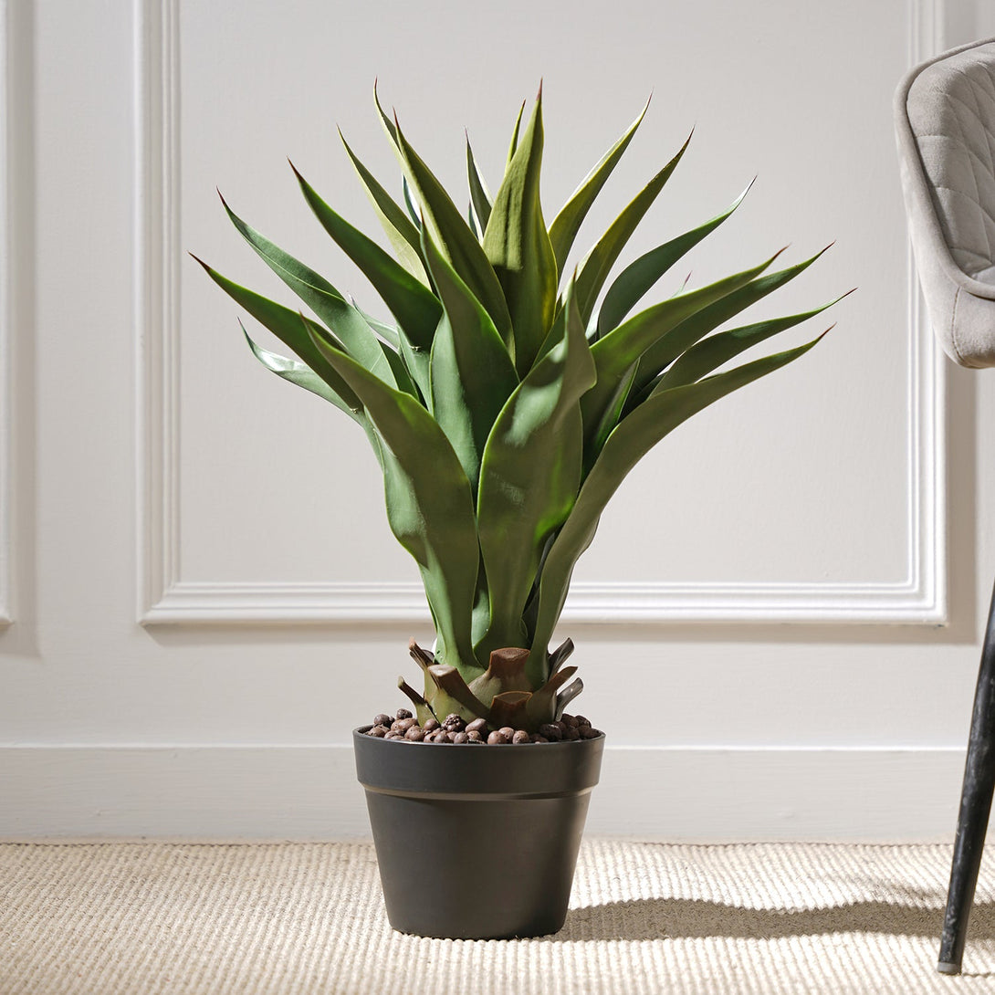Shop Green Faux Agave Potted Plant at Best Price Online in India