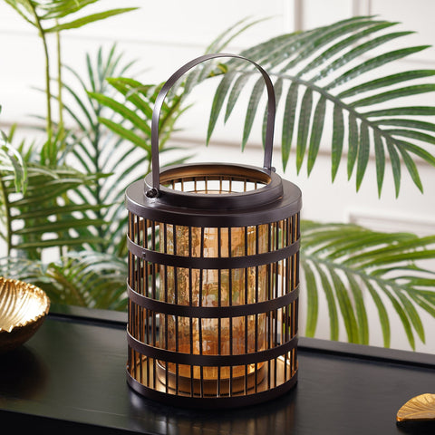 Lyla Brown Lantern Small