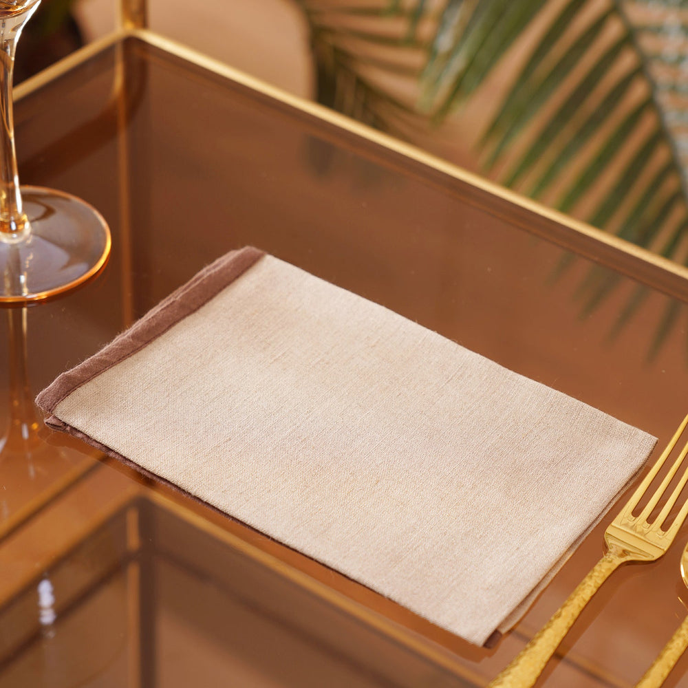 Elite Napkin, Natural Brown, 40X40 Cm
