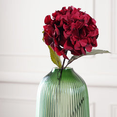Red Hydrangea Flower Stem