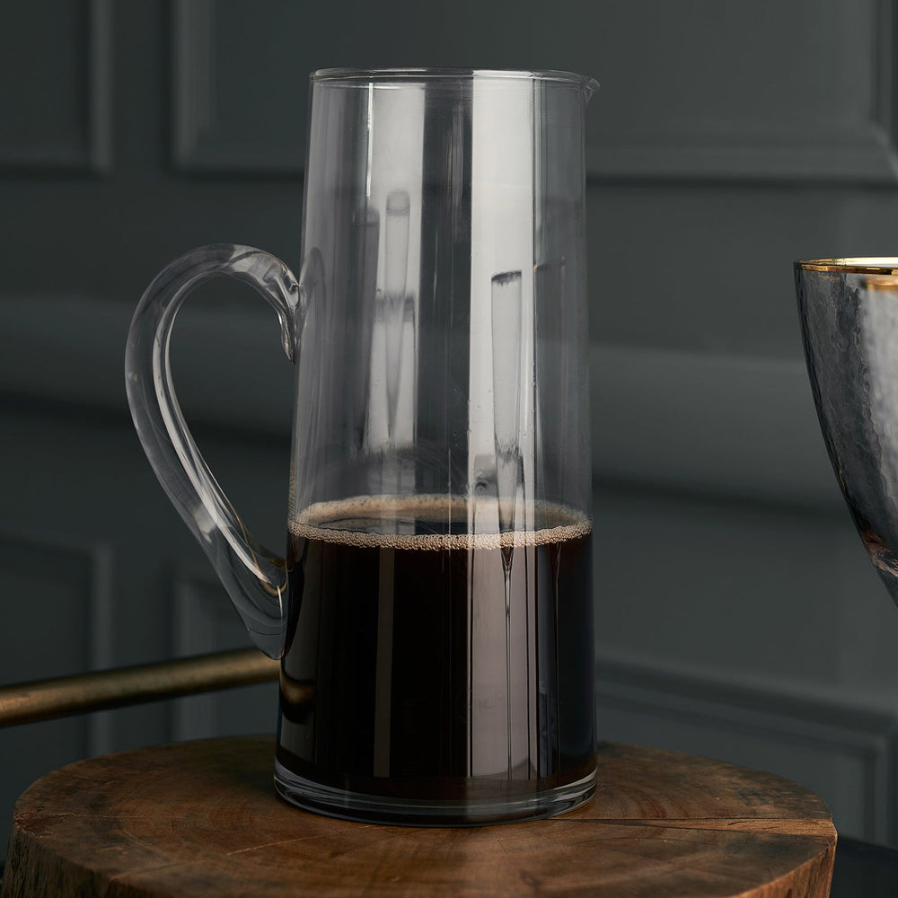 Crystal Clear Pitcher With Handle