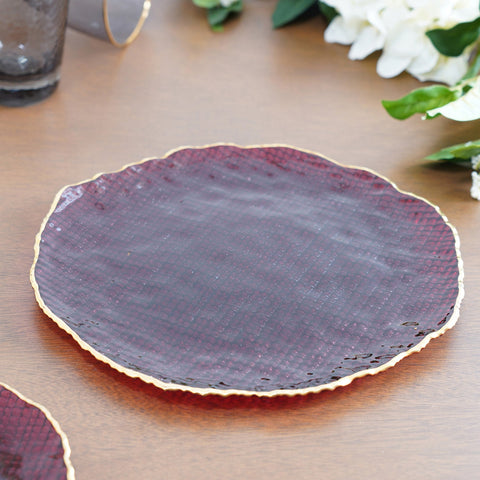 Ruby Red Fizz Charger Plate