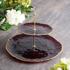 Ruby Red Fizz Cake Stand
