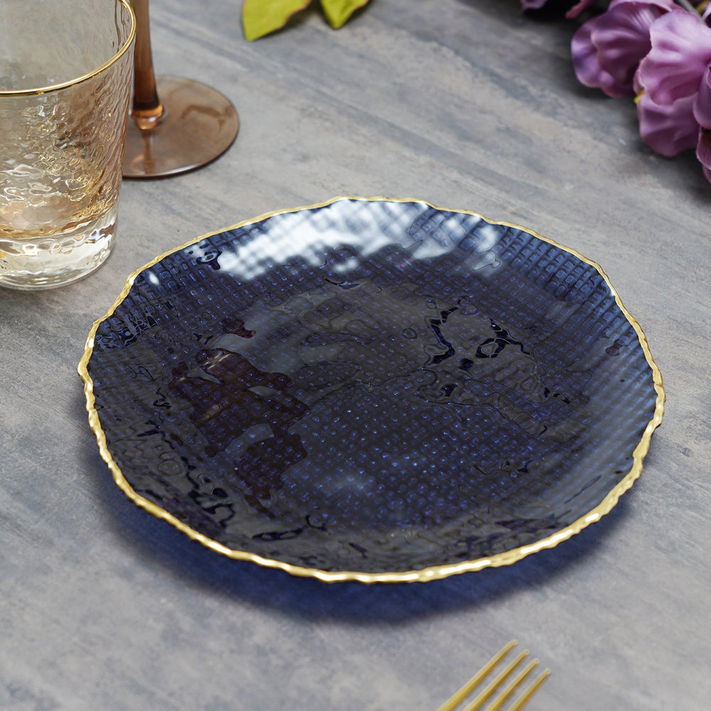 Sapphire Blue Fizz Dinner Plate