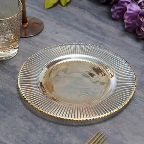 Citrine Gold Luce Dessert Plate