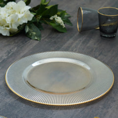 Citrine Gold Luce Dinner Plate