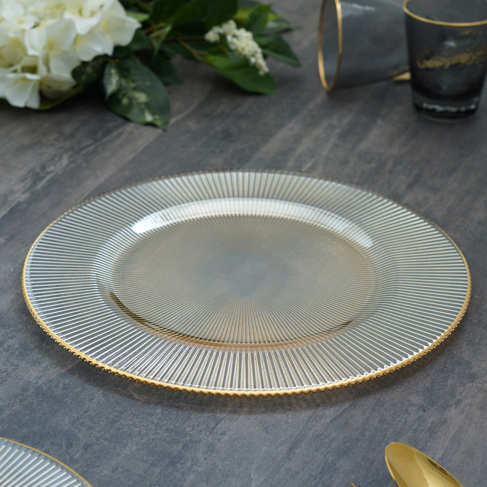 Citrine Gold Luce Charger Plate