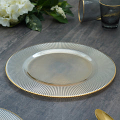 Citrine Gold Luce Charger Plate