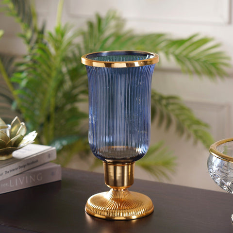 Bella blue and gold hurricane