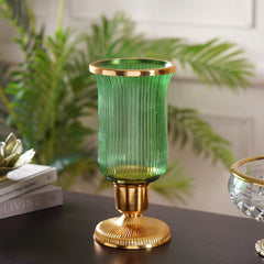 Bella green and gold hurricane